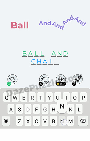 Dingbats Level 350 (Ball And And And And) Answer