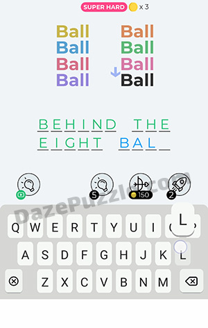 Dingbats Level 352 (Ball) Answer