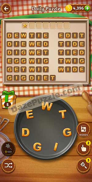 word cookies March 23 2021 daily puzzle answer