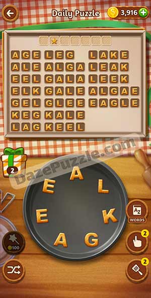 word cookies March 7 2021 daily puzzle answer