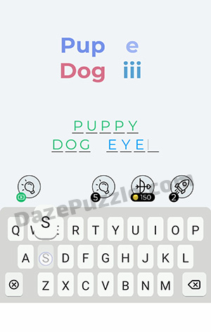 Dingbats Level 378 (Pup e Dog iii) Answer