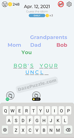 dingbats april 12 2021 daily puzzle answer