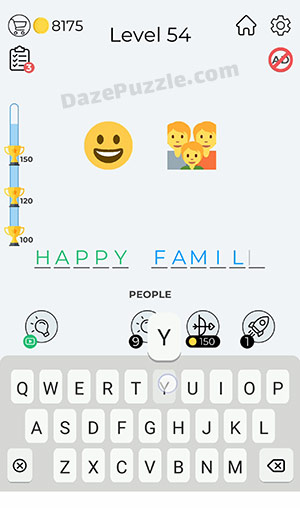 dingbats emoji puzzles level 54 answer
