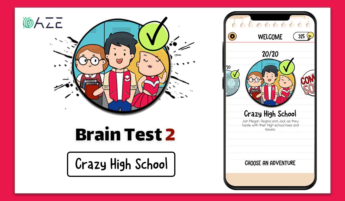 BRAIN TEST 2 CRAZY HIGH SCHOOL LEVEL 7 WALK THROUGH WITH COMMENTARY 