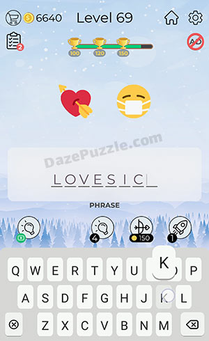 dingbats emoji puzzles level 69 answer