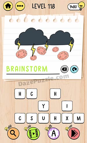 brain test tricky words level 118 answer