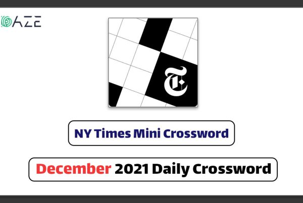 ny times mini crossword clue december 2021