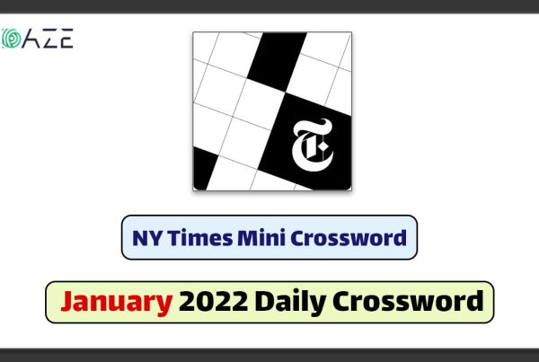 ny times mini crossword clue january 2022
