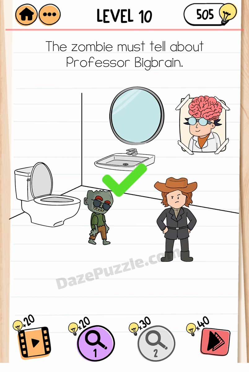 Brain Test 2 Smith and Joe Vs Professor Bigbrain Level 30 Answer - Daze  Puzzle