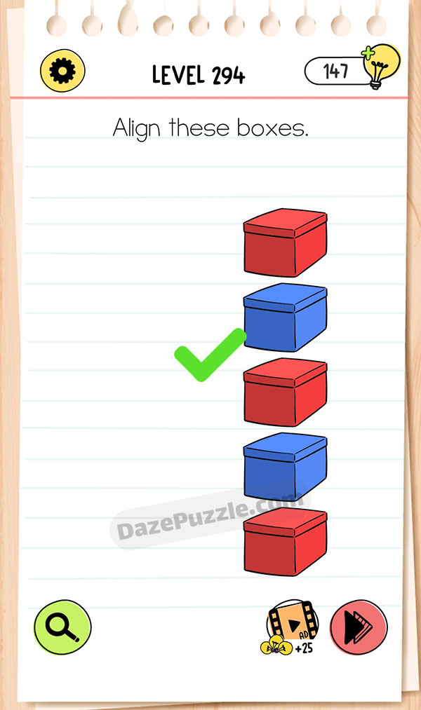 Brain Test Level 295 Which Way leads to exit Walkthrough Solution 