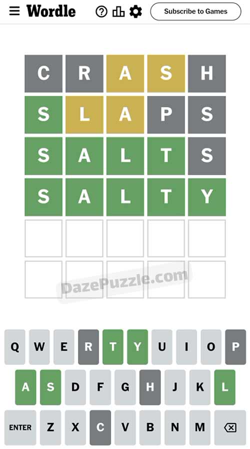 Wordle December 31 2023 Answer 925 Today Daze Puzzle