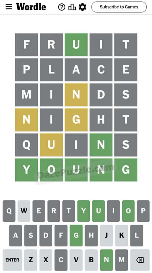 Wordle December 5 2023 Answer 899 Today Daze Puzzle