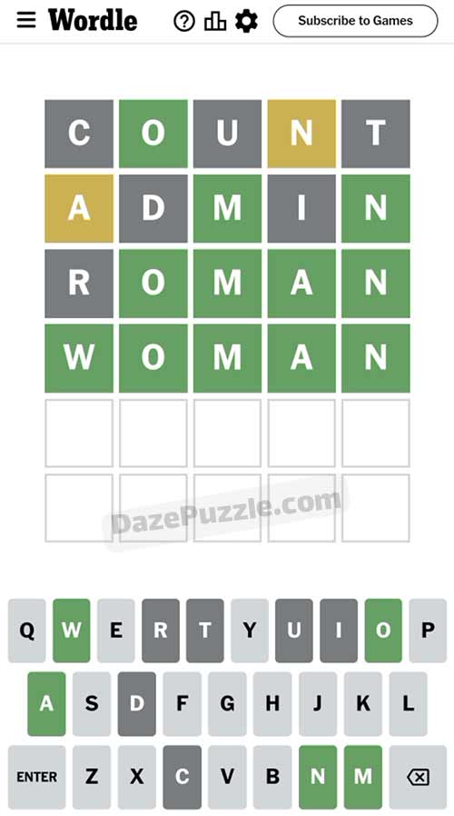 Wordle December 6 2023 Answer 900 Today Daze Puzzle