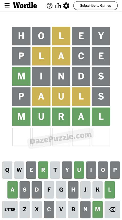 Wordle January 1 2024 Answer 926 Today Daze Puzzle