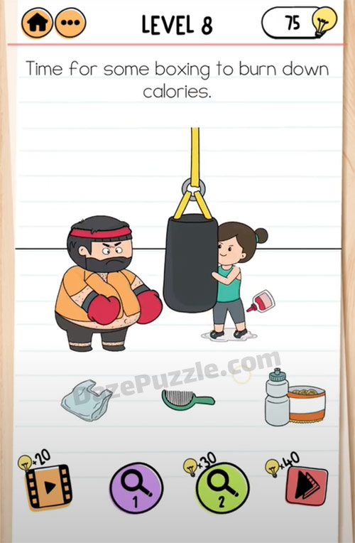 brain test 2 fitness with bubba level 8 answer