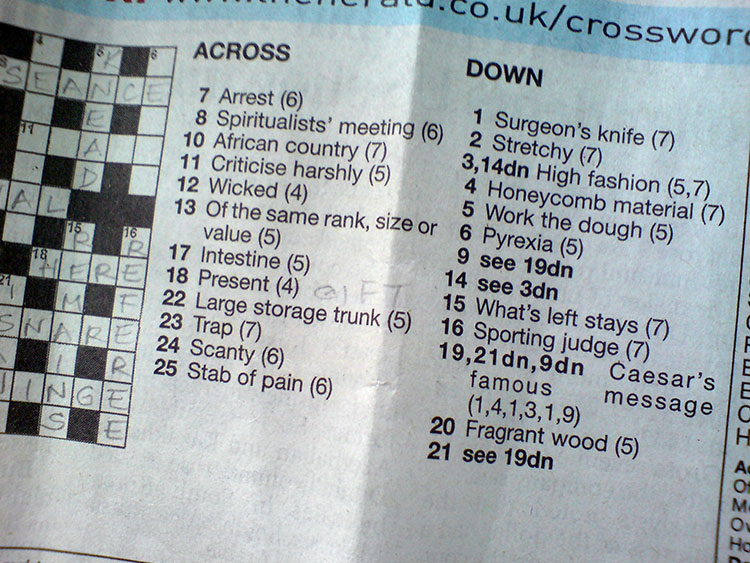 classic crossword