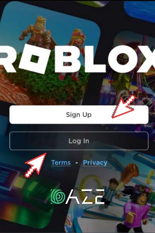 Sign up on Now.gg Roblox 