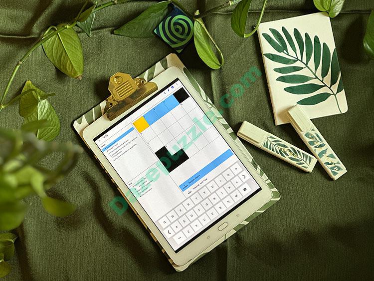 nyt mini crossword light theme tablet notebook