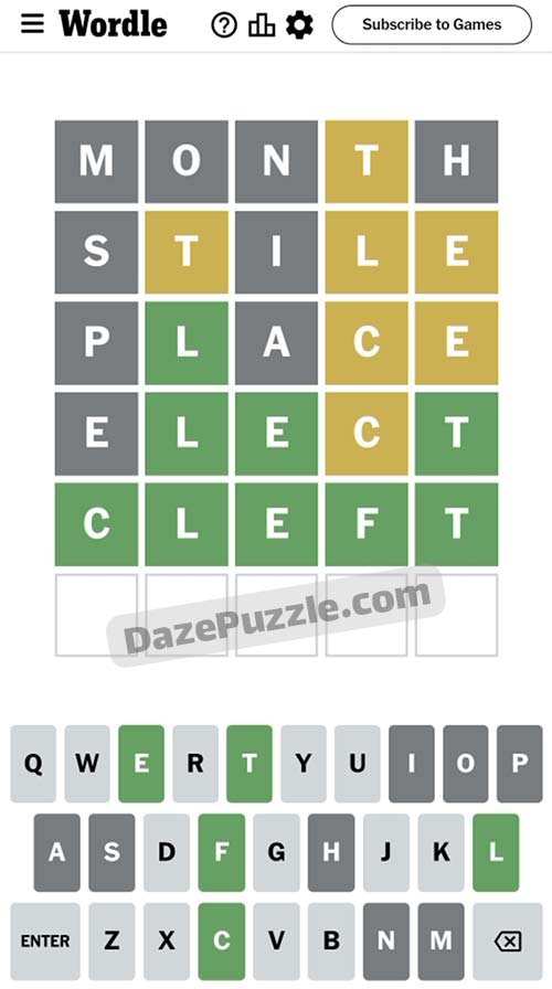 Wordle February 2 2024 Answer 958 Today Daze Puzzle