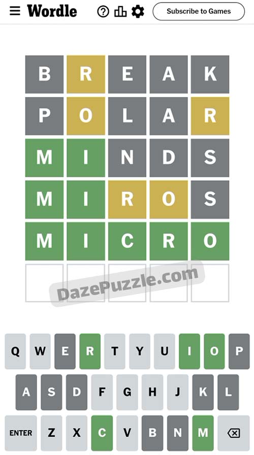 wordle february 3 2024 daily puzzle answer