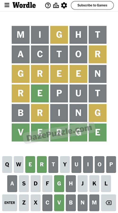 Wordle February 4 2024 Answer 960 Today Daze Puzzle
