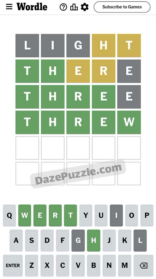 wordle january 10 2024 daily puzzle answer