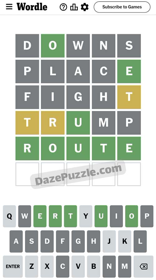 wordle january 12 2024 daily puzzle answer