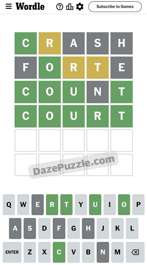 wordle january 17 2024 daily puzzle answer