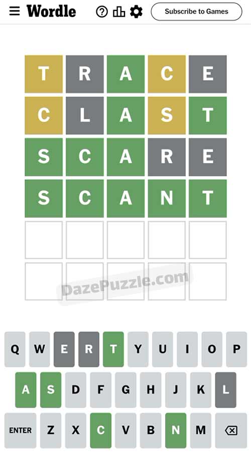 Wordle January 4 2024 Answer 929 Today Daze Puzzle