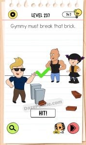 brain test 4 level 237 answer