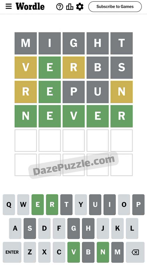 wordle february 11 2024 daily puzzle answer