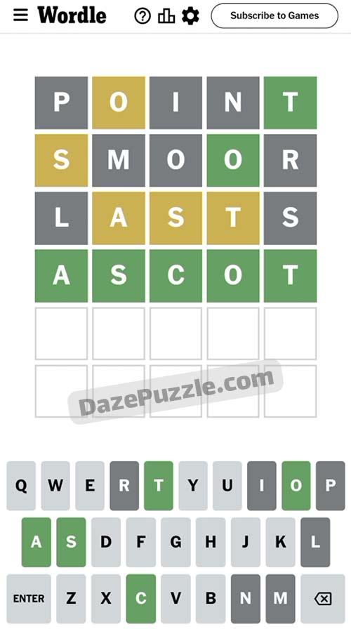 Wordle February 15 2024 Answer 971 Today Daze Puzzle