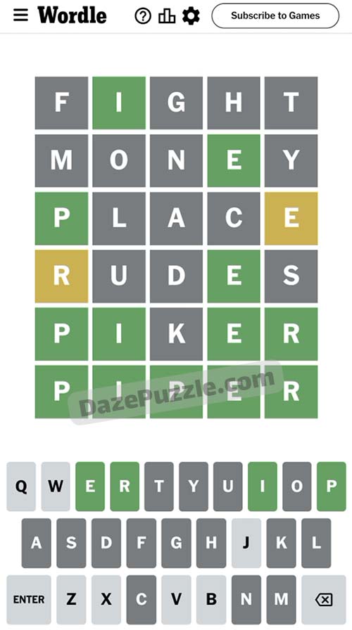 Wordle February 24 2024 Answer 980 Today Daze Puzzle