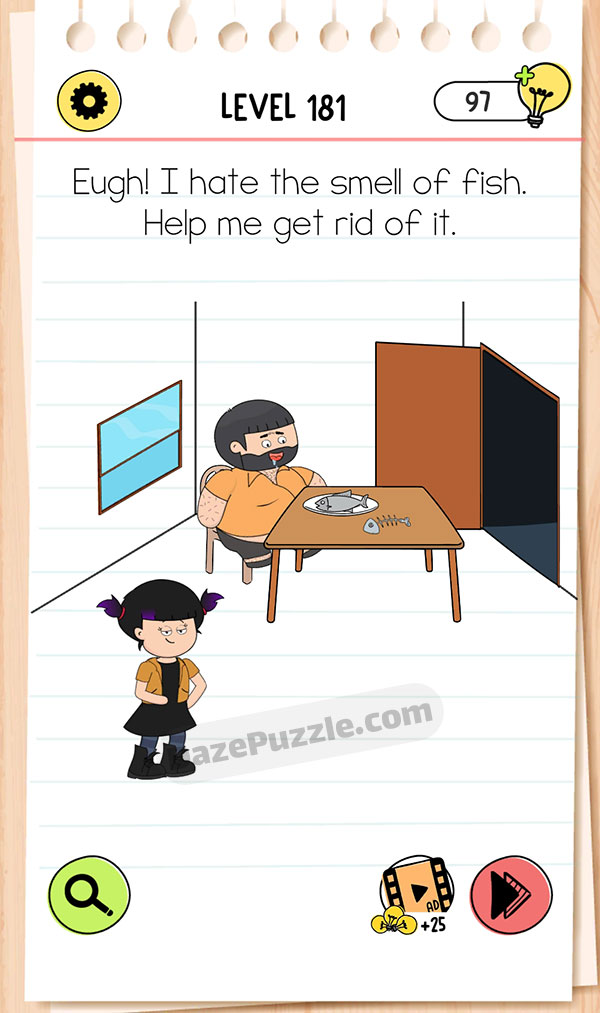 brain test 4 level 181 answer