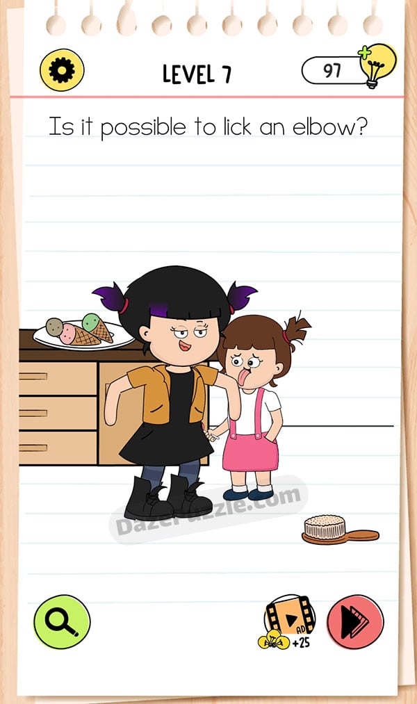 brain test 4 level 7 answer