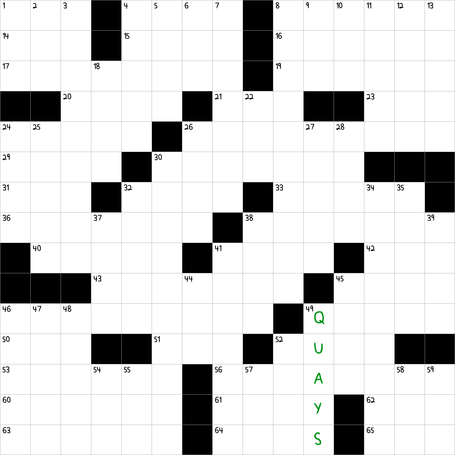 Places to dock NYT Crossword Clue