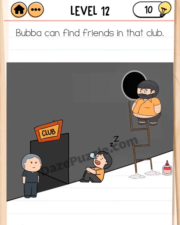 brain test 2 bubba needs friends level 12 answer