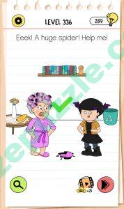 brain test 4 level 336 answer