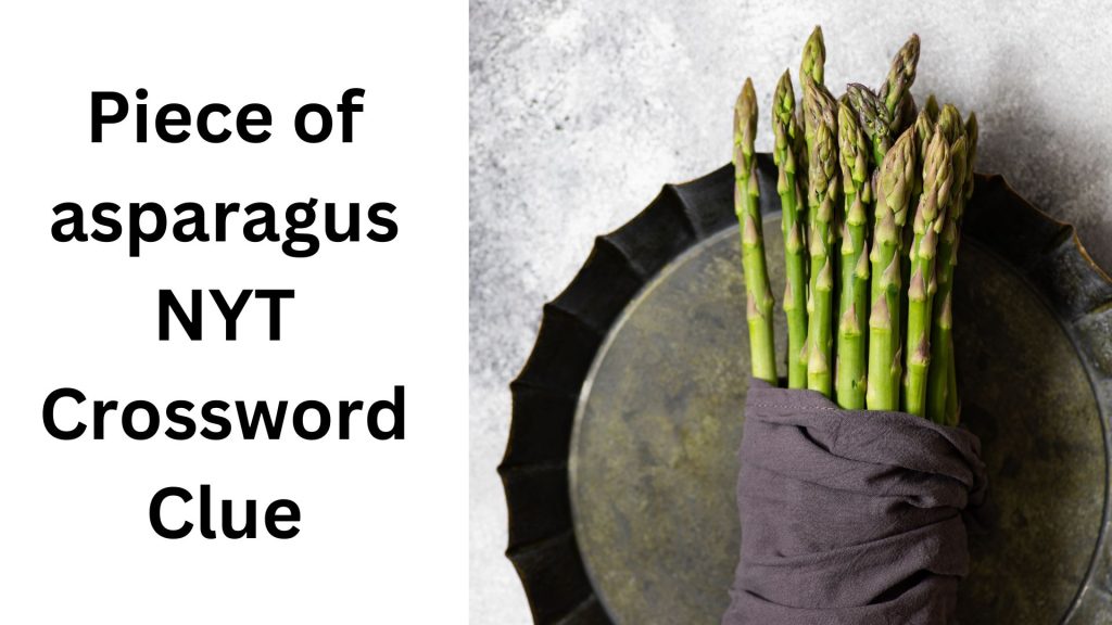 Piece of asparagus NYT Crossword Clue