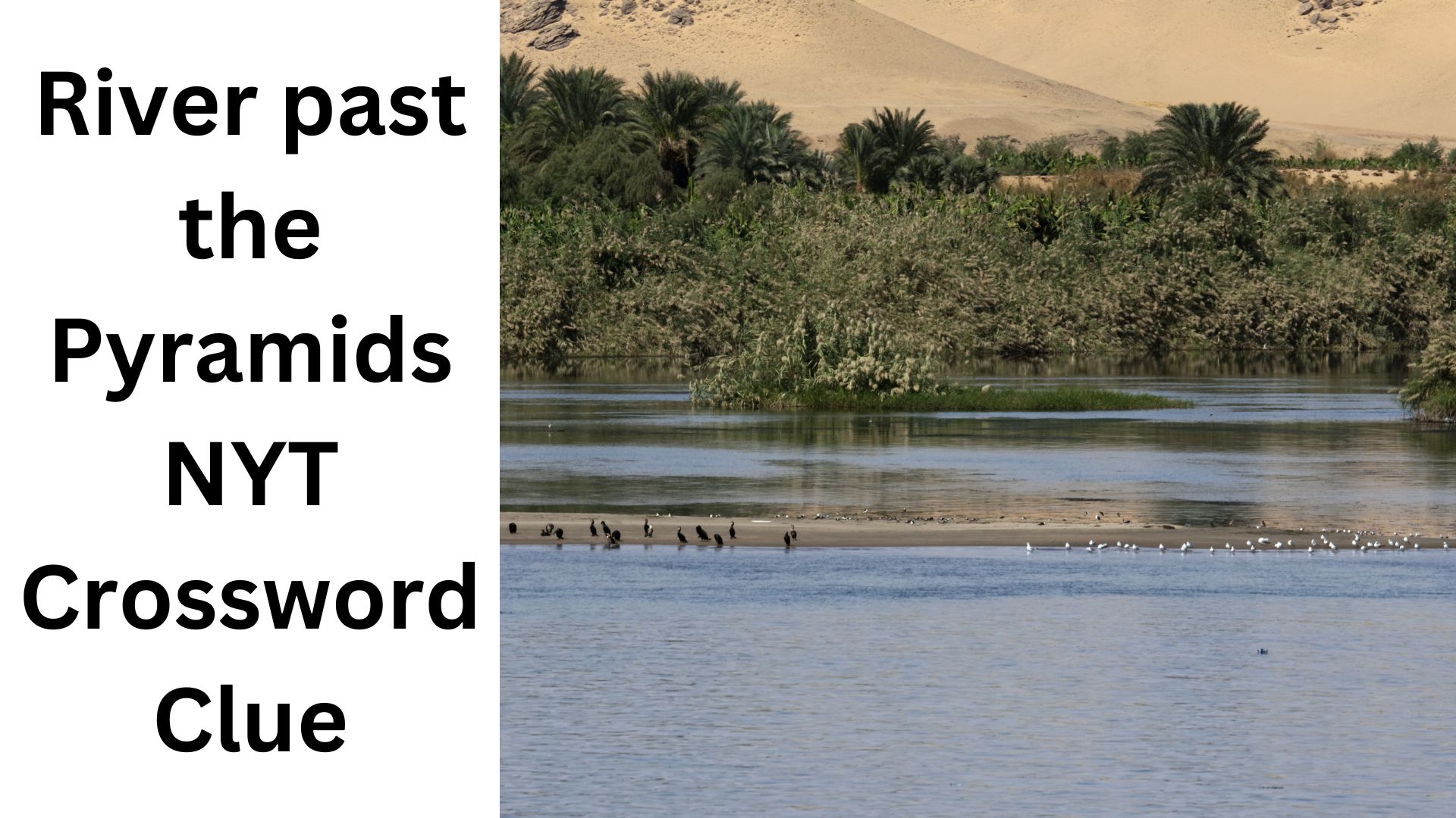 River past the Pyramids NYT Crossword Clue