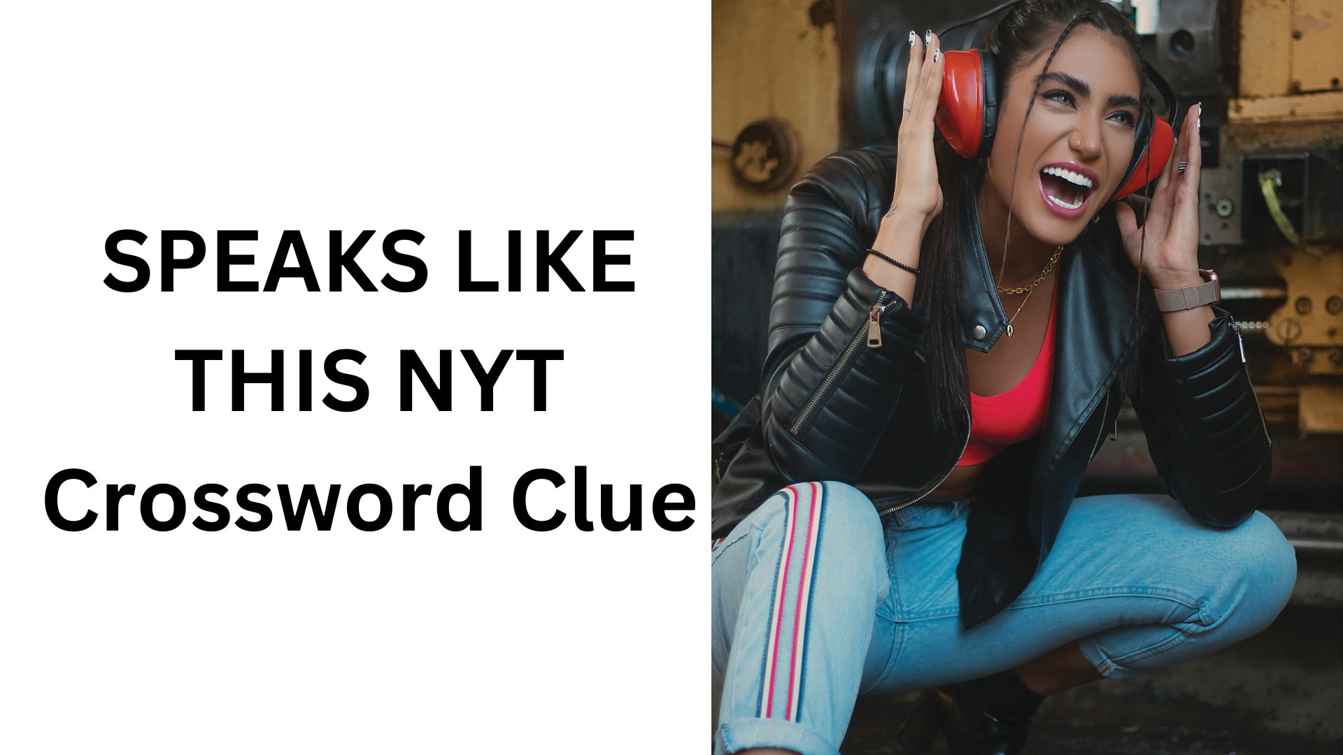 SPEAKS LIKE THIS NYT Crossword Clue