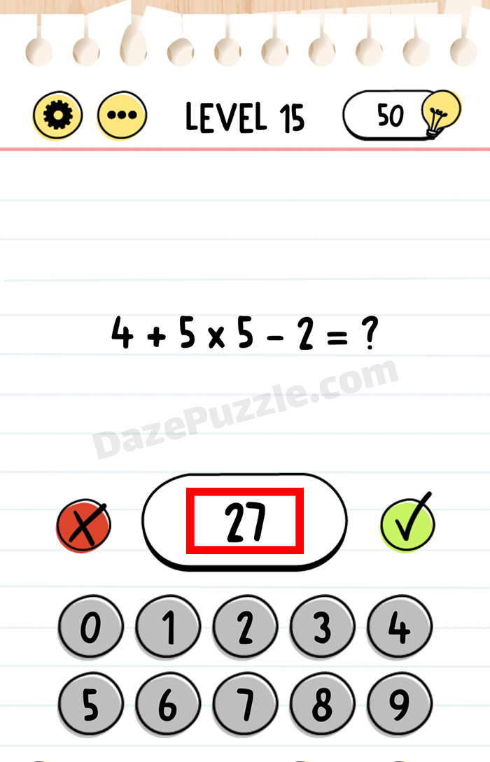 brain test level 15 new