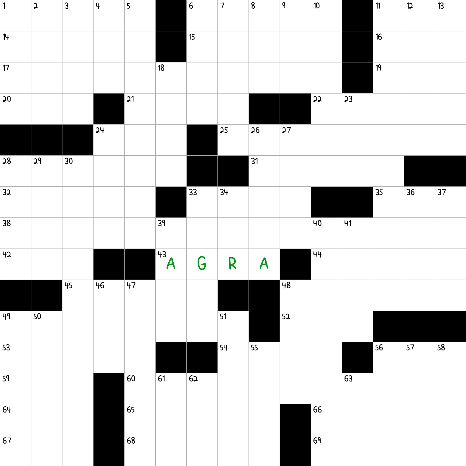 Taj Mahal #39 s city NYT Crossword Clue