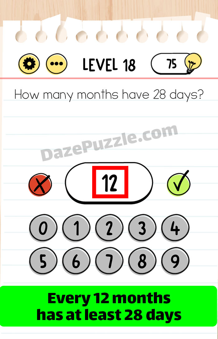 brain test level 18 new