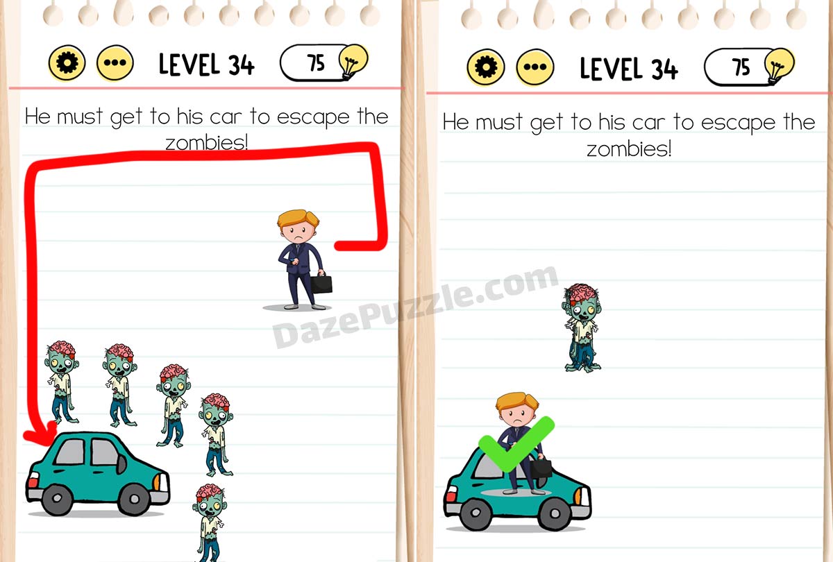 brain test level 34 new