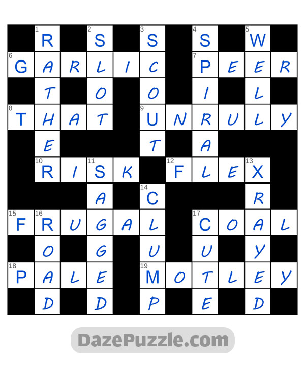 puzzle page crossword 27 august 2024 answer
