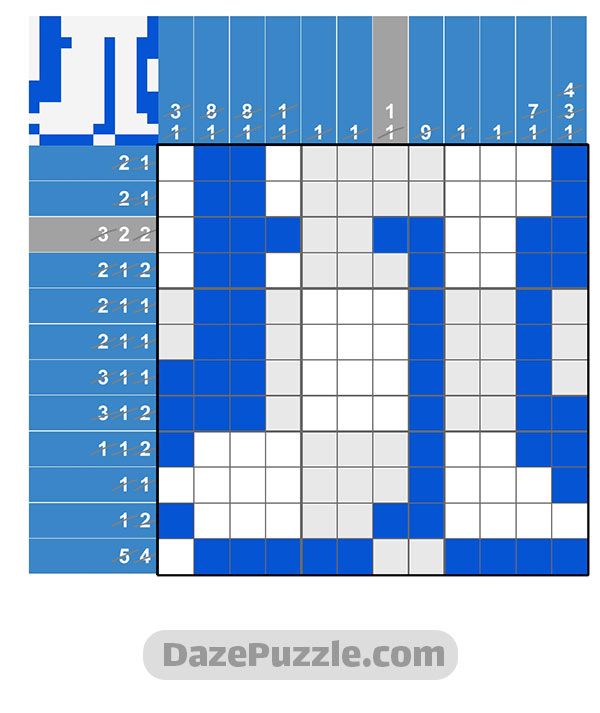 puzzle page picture cross 21 august 2024 answer