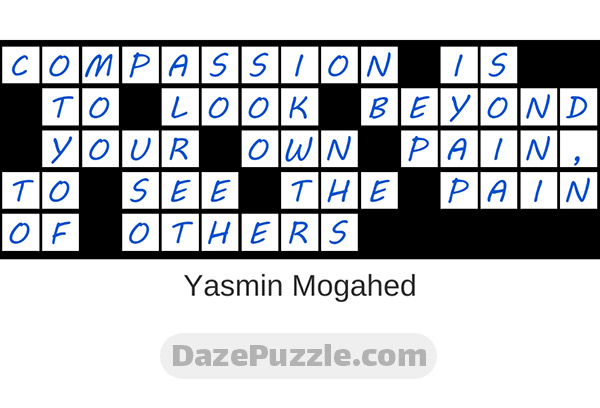 puzzle page quote slide 22 august 2024 answer