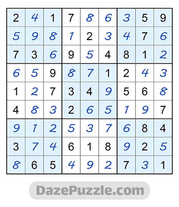 puzzle page sudoku 29 august 2024 answer