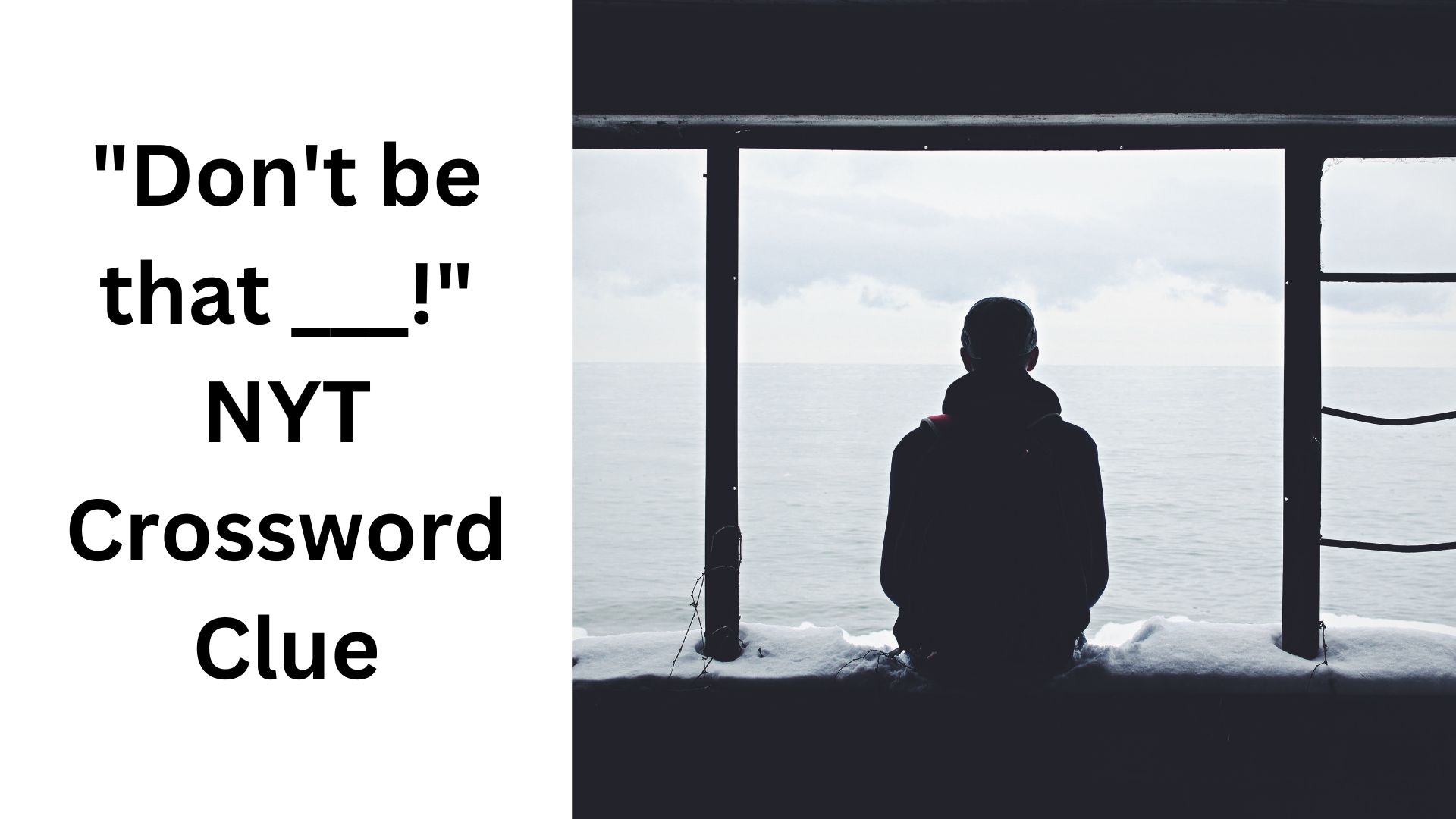 "Don't be that ___!" NYT Crossword Clue